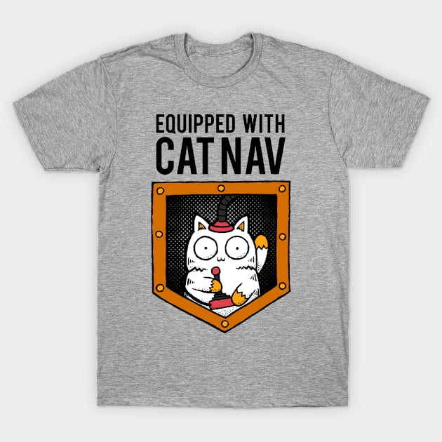 Cat Nav T-Shirt by transformingegg